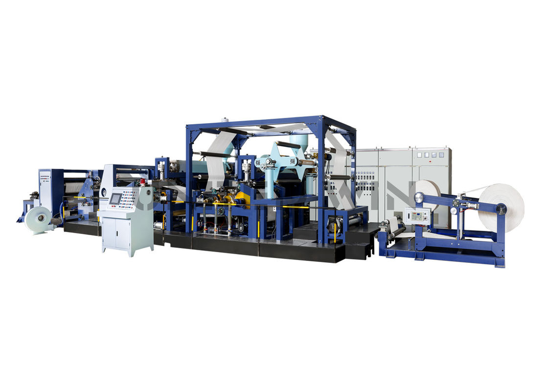 Multi-Function Tandem Hot Melt Extrusion Coating Lamination Line Technology Two Die