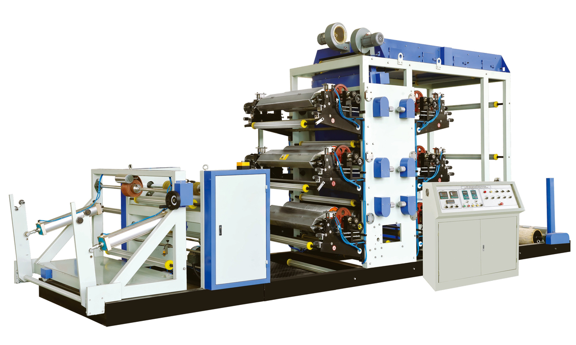 High speed One Time Continuous Reverse Printing Machine For pp Woven sack